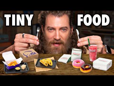 Big Man vs Tiny Food